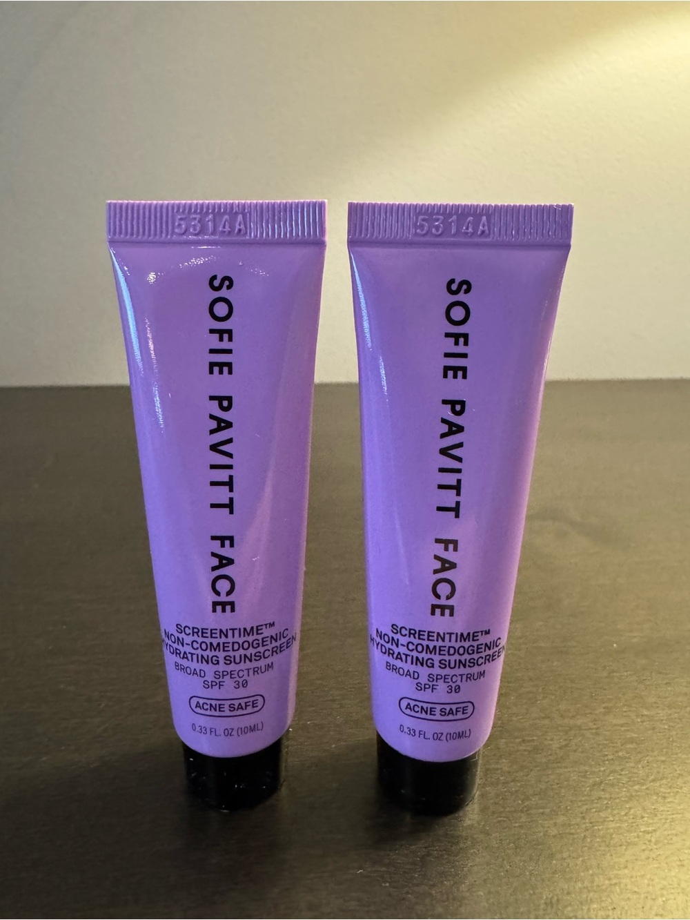 Sofie Pavitt Face Screentime  Sunscreen SPF 30 .33 oz 10 ml Travel Size 10/27 X2